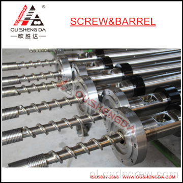 Bimetaal geventileerde Single Screw Barrel voor recycling van PVC-korrels masterbach pelletiseren